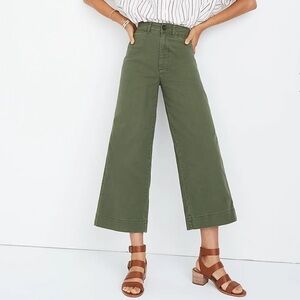 Madewell Emmett Wide-Leg Crop Pants